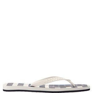 Tommy Hilfiger Huck Flip Flops Egret White 12